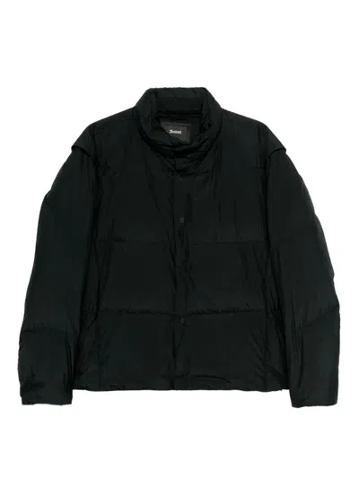 LAMINAR HIGH-NECK QUILTED JACKET