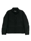 Laminar High-neck Quilted Jacket Clothing In Black