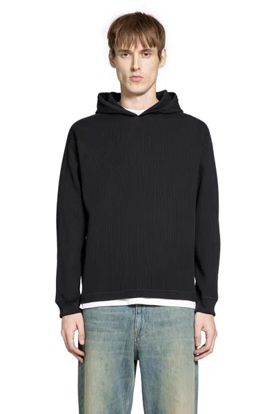 Laminar Honeycomb Cotton Jersey In Black