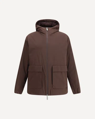 LAMINAR HOODED DOWN JACKET