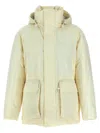 Laminar Hooded Down Jacket Puffer Jackets White In Neutral
