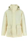 Laminar Hooded Down Jacket Puffer Jackets White In Yellow