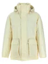 Laminar Hooded Down Jacket Puffer Jackets White In Yellow