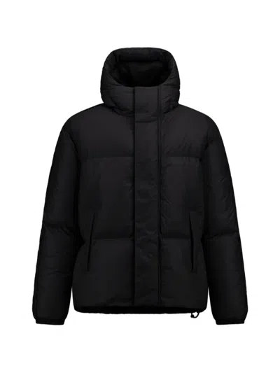Laminar Hooded Padded Jacket In Animal Print