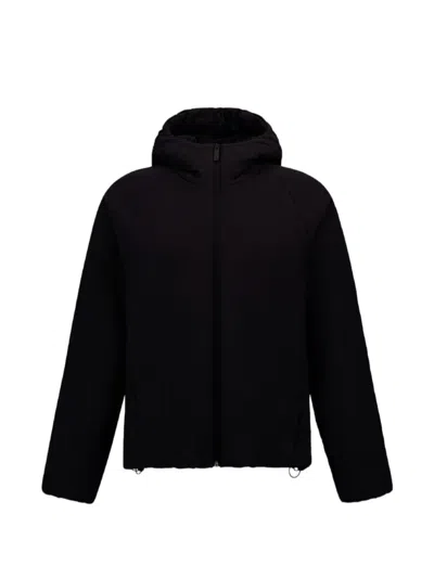 Laminar Hooded Padded Jacket In Black