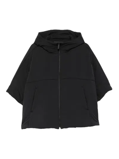 Laminar Hooded Quilted Jacket In Black