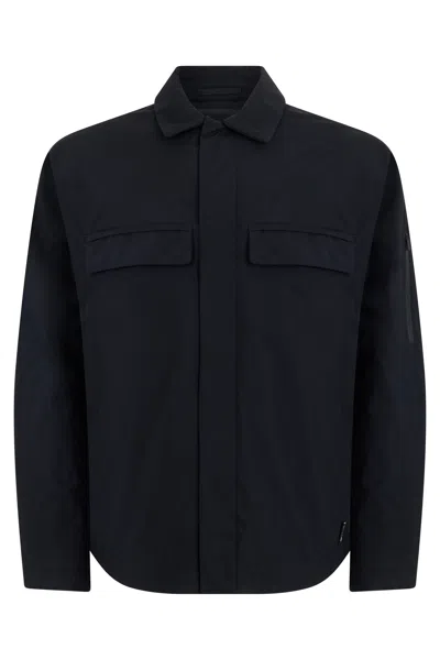 Laminar Jacket With Collar In Black