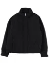Laminar Jacket With Zip In Black