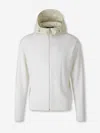 Laminar Ribbed Hooded Knit Sweater In White