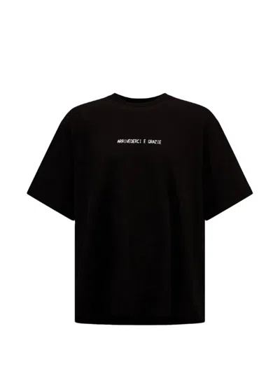 Laminar Lettering-print T-shirt In Black