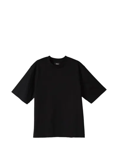 Laminar Logo-print Short-sleeve T-shirt In Black