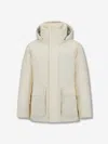 Laminar Removable-hood Wool Jacket In Neutral