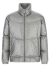 Laminar Metallic Shield Down Jacket With Titanium Coating Clothing In Gray