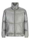 Laminar Metallic Shield Down Jacket With Titanium Coating Clothing In Gray