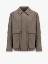 Laminar Nylon Jacket With Maxi Pockets