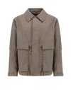 Laminar Nylon Jacket With Maxi Pockets