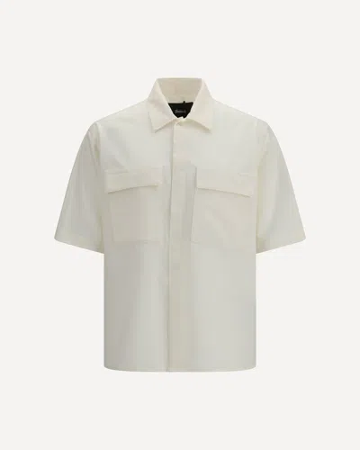 Laminar Oversized Bowling Shirt In White