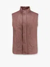 Laminar Padded And Quilted Sleeveless Jacket In Pink