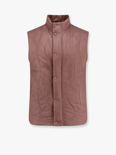 Laminar Padded And Quilted Sleeveless Jacket In Pink