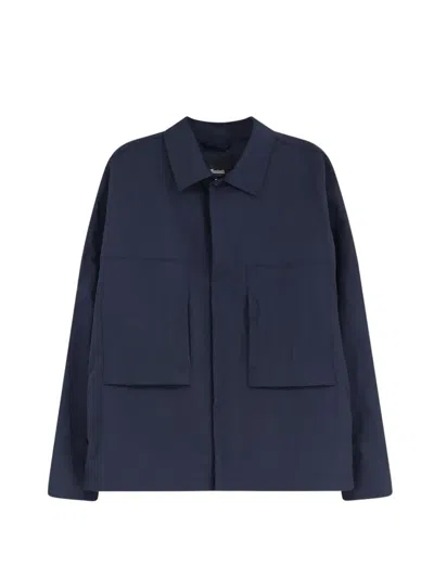 Laminar Patch-pocket Shirt Jacket In Blue