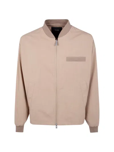 Laminar Perforated-panel Zip-up Jacket In Pink