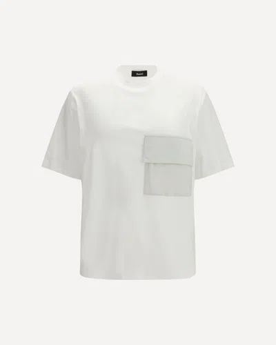Laminar Pocket T-shirt In White