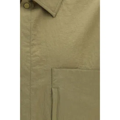 Laminar Polyamide Men's Coat In Black