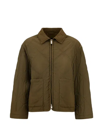 Laminar 퀼팅 패딩 재킷 In Nude