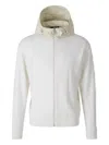 Laminar Ribbed Hooded Knit Sweater In White