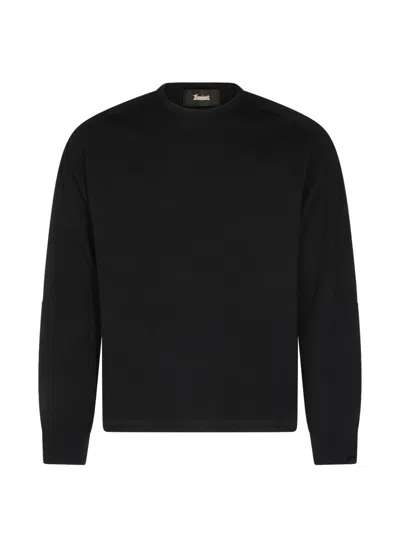 Laminar Ribbed-knit Sweater In Black