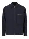 Laminar Zip-pocket Shirt Jacket In Blue