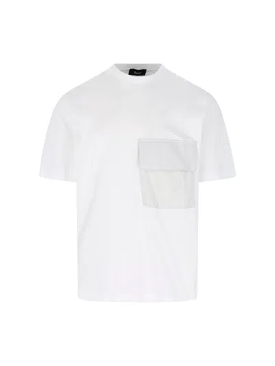 Laminar Short-sleeve Pocket T-shirt In White