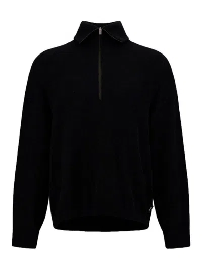 Laminar Soft Wool High-neck Jumper In Black
