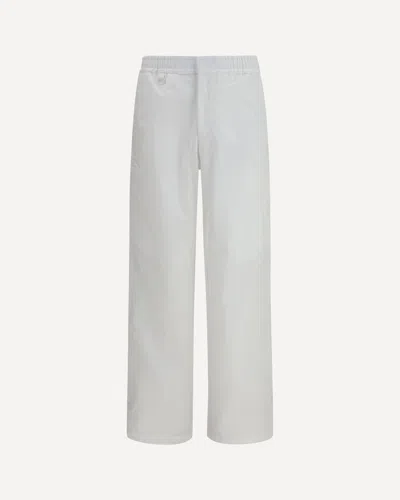 Laminar Straight Leg Pants In Tech Cotton Twill In White