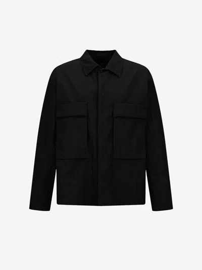 Laminar Water-repellent Shirt Jacket In Black
