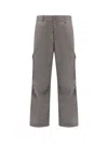 Laminar Tech-popeline Cargo Trouser In Gray