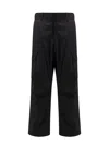 Laminar Tech-popeline Cargo Trouser In Black