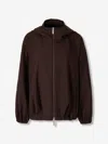 Laminar Technical Hooded Jacket In Brown