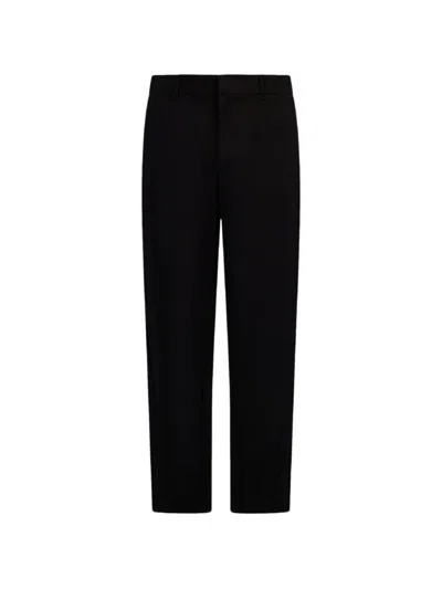 Laminar Technical-texture Straight-leg Trousers In Black
