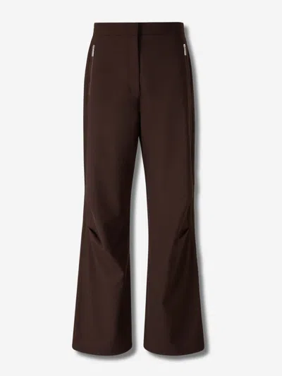 Laminar Zip-pocket Flared Trousers In Multi