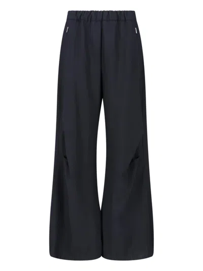Laminar Womens Wool-blend Trousers In Black