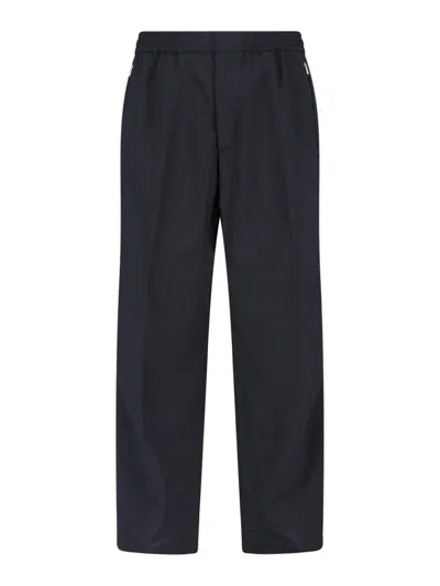 LAMINAR WOOL BLEND TROUSERS