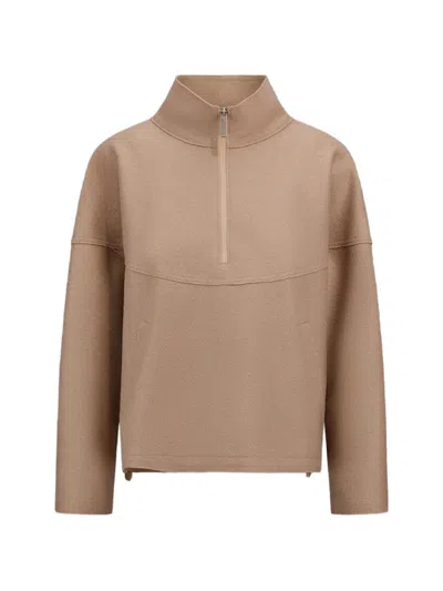 Laminar Wool Sweatshirt In Brown