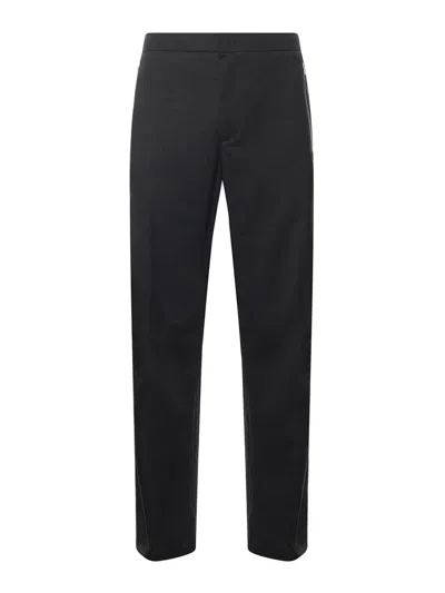 Laminar Wool-touch Trousers In Gray