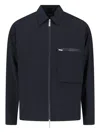 Laminar Zip-pocket Shirt Jacket In Blue