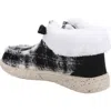 Lamo Cassidy Faux Fur Lined Boot In Black Plaid