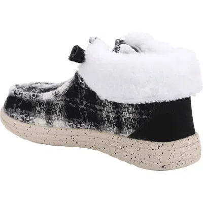 Lamo Cassidy Faux Fur Lined Boot In Black Plaid