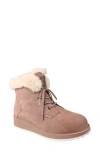 Lamo Demi Faux Shearling Wedge Bootie In Earth
