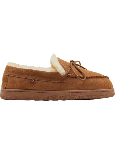 Lamo Doubleface Womens Sheepskin Slip On Moccasins In Pink