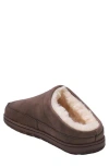 Lamo Julian Faux Wool Lined Clog In Brown